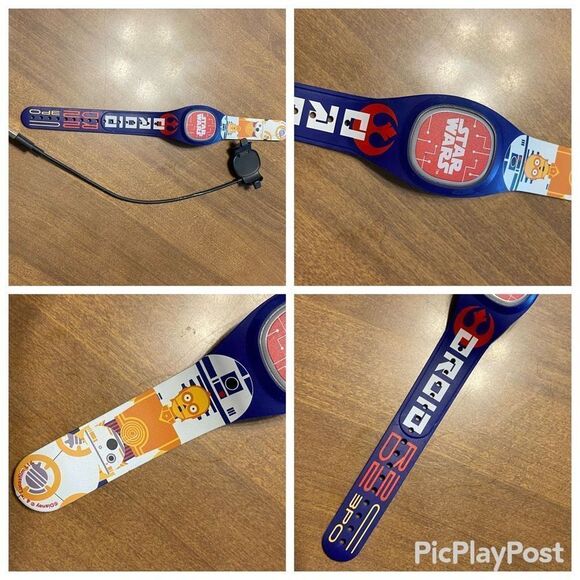 Lot of 4 Pre-Owned / Used Walt Disney World MagicBand+ bands w/ chargers - Picture 3 of 7